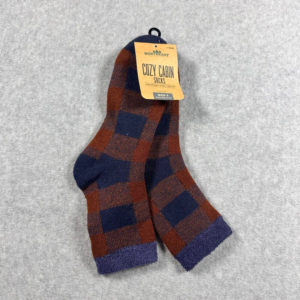 Northeast Outfitters Aloe Infused Cozy Cabin Crew Socks Mens L
